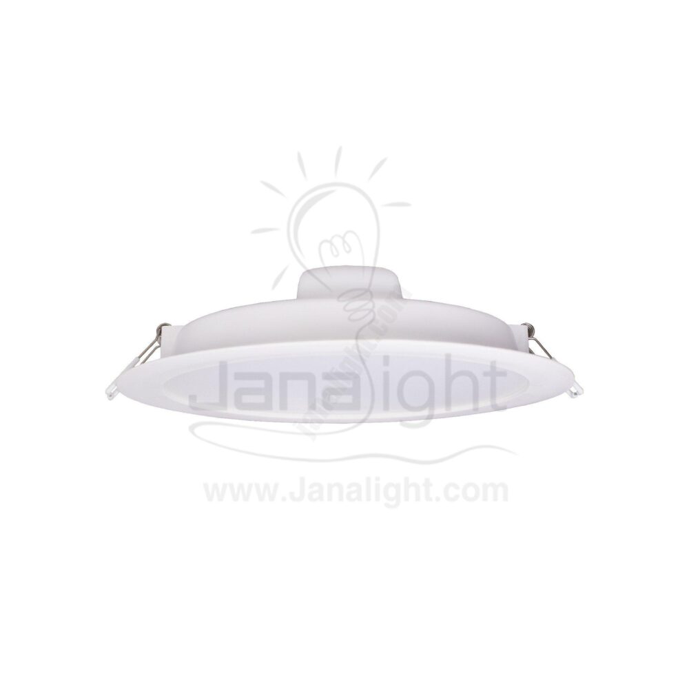 سبوت بانيل 24 وات مدور ابيض بلاستيك اليوس Elios white round 24 watt SpotLight Panel